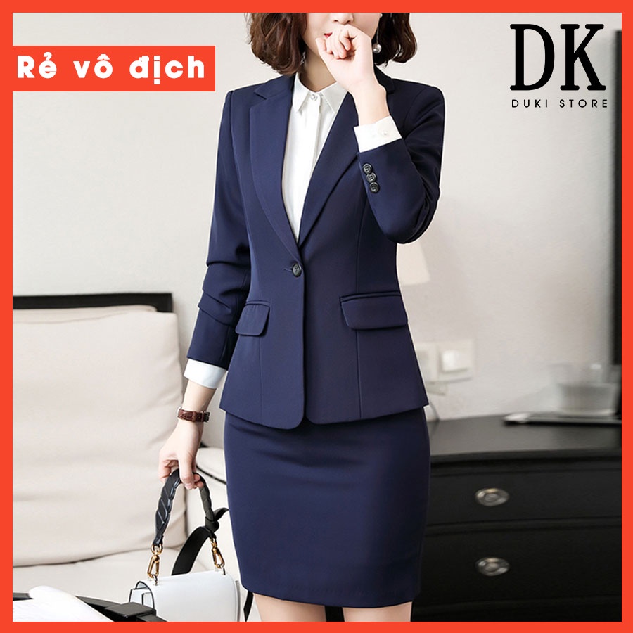 Bộ vest nữ 2 lớp giá chỉ 369K / bộ - DUKI STORE