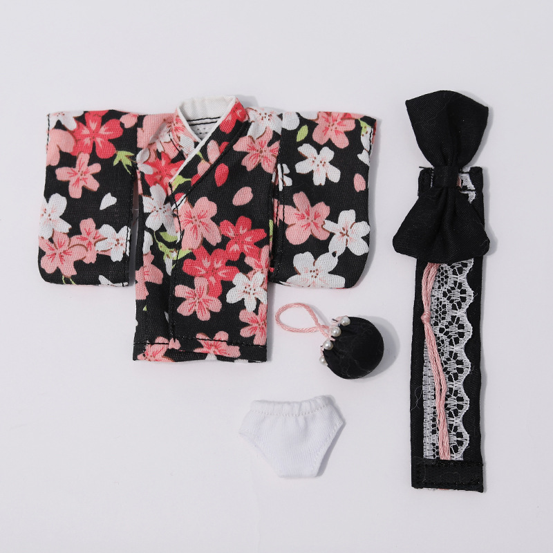 Búp Bê Mặc Kimono Xinh Xắn 16cm Ob11
