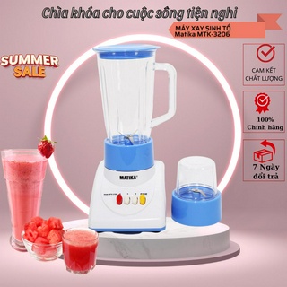Máy xay sinh tố đa năng 2 cối matika mtk - 3105