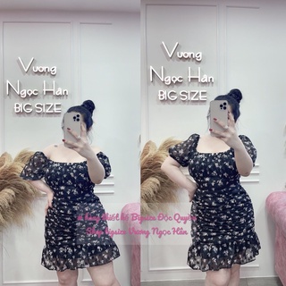 ĐẦM HOA NHÚN EO ĐUÔI CÁ BIGSIZE
