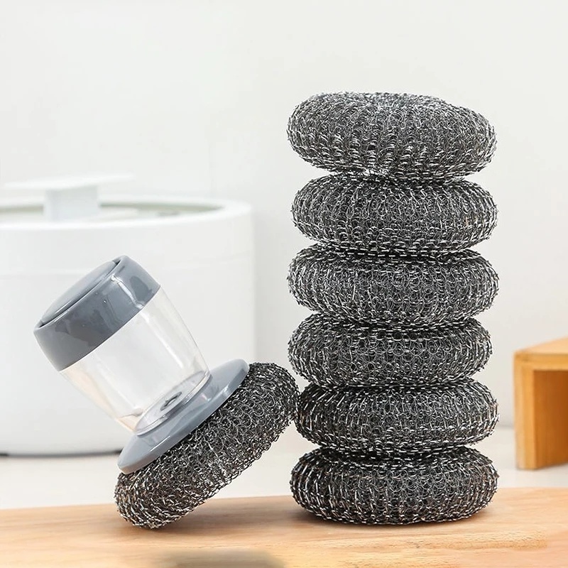 Bàn Chải Rửa Chén/Chén Xà Phòng Dạng Lỏng Tự Động Sáng Tạo Kèm Phụ Kiện