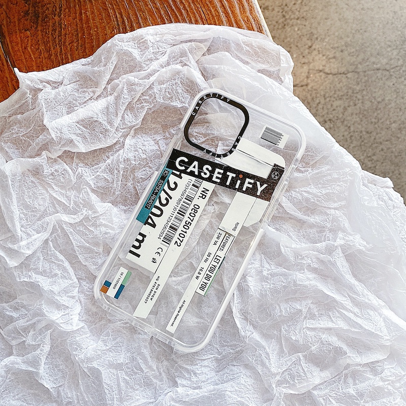 Casetify Ốp Điện Thoại Mềm Trong Suốt Cho iPhone 15 14 13 12 11 Pro Max Mini X XS XR 7 8 Plus