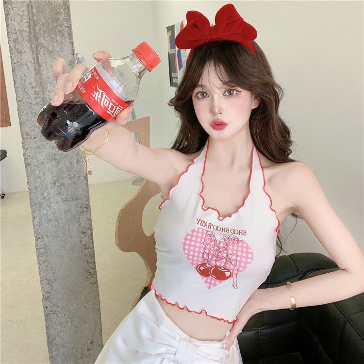 Áo Croptop Hở Lưng Dáng Ôm Thời Trang Mùa Hè Cho Nữ