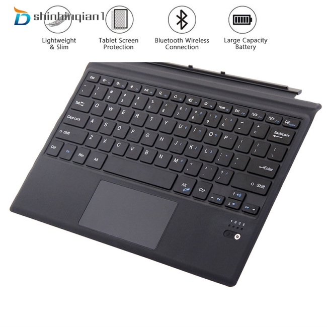 Tablet Bluetooth Wireless Magnetic Ergonomic Keyboard for Microsoft Surface pro3/4/5