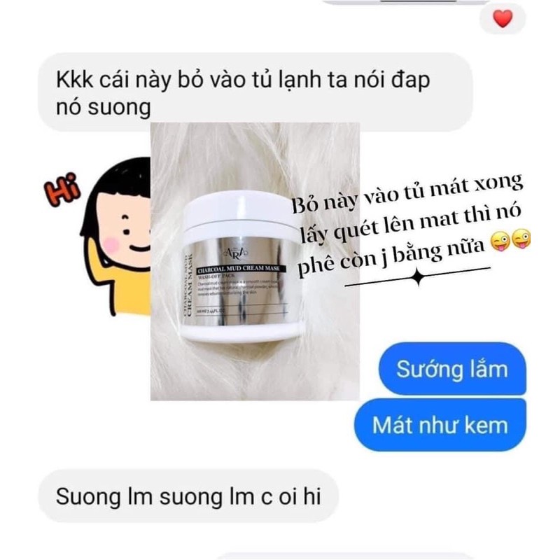 Mặt Nạ Bùn Khoáng Jee ara Charcoal Mud 220ml