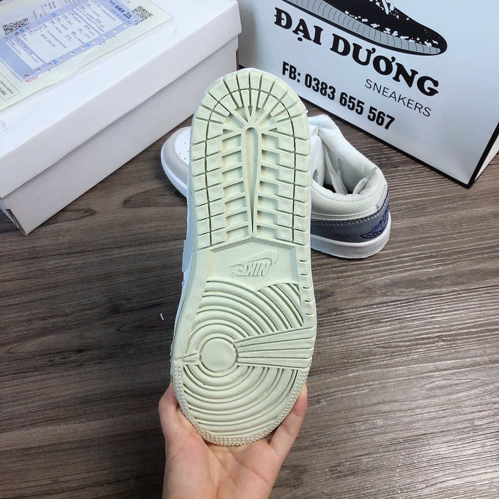 jordan xám xanh thấp cổ [TẶNG MÓC KHÓA - FULL BOX] giày jd xám xanh thấp cổ giày thể thao jordan xám xanh thấp cổ nam nữ | BigBuy360 - bigbuy360.vn