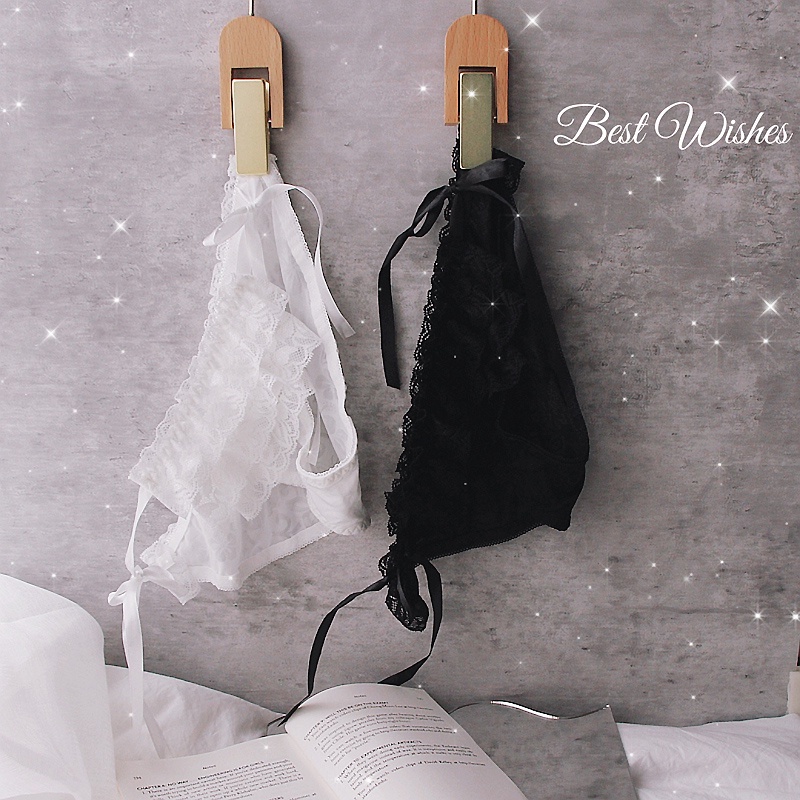 Quần lót ren nữ Sexy iBRA's STORE cột dây Đồ lót cotton thoáng khí gợi cảm i47