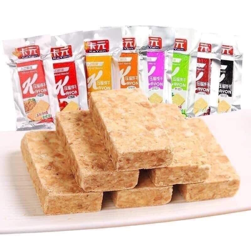 [Đủ 10 vị] Lương Khô Kayon Hongkong dễ ăn - 1 gói lẻ 45g