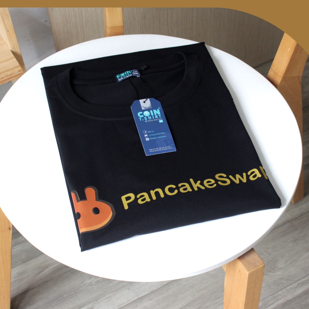 Áo thun Pancake Swap, BTC, Ethereum ETH, Binance,Near, PancakeSwap (Cake) Cointshirt