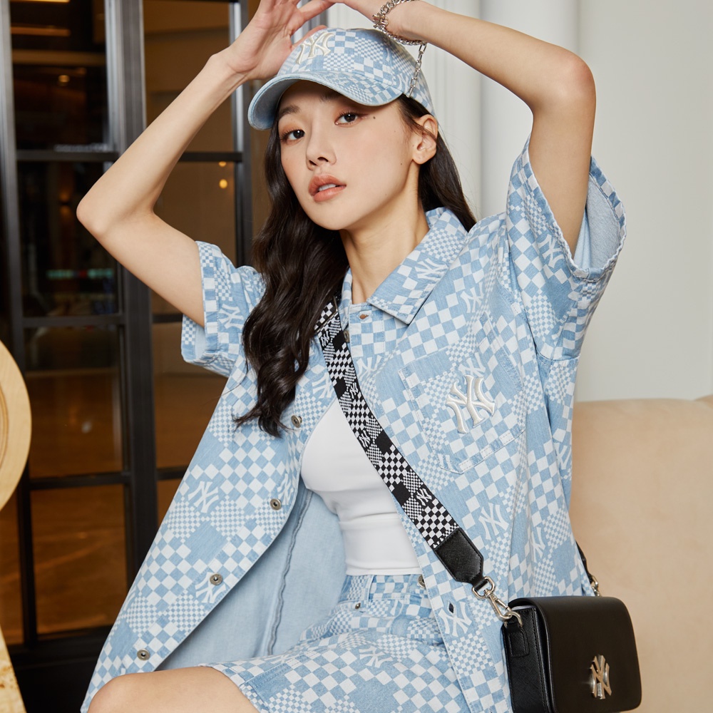 Sơ Mi MLB Checkerboard 3ADRMN623