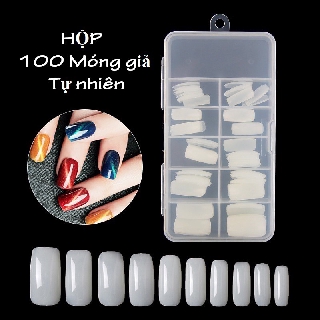 Hộp 100 Móng tay giả Tự Nhiên