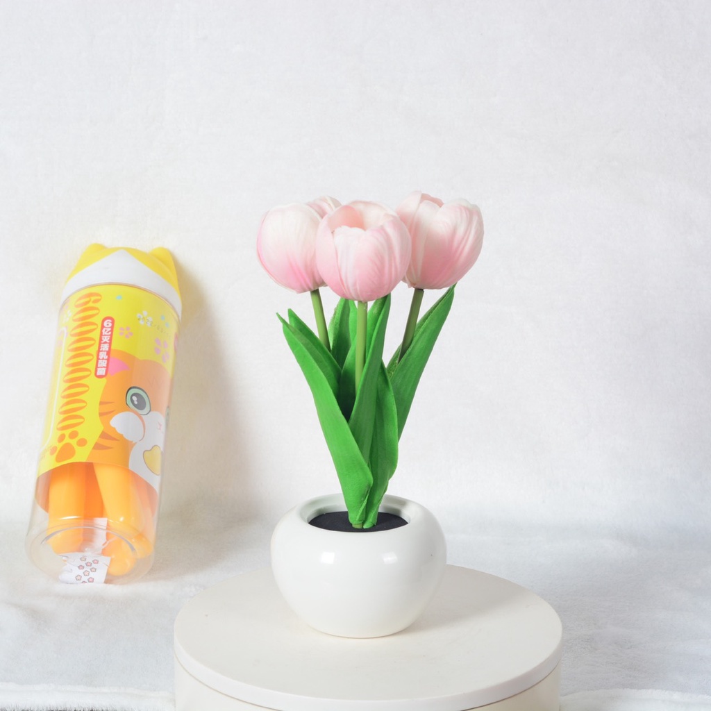 Đèn ngủ hoa tulip trang trí để bàn , phòng ngủ cực đẹp