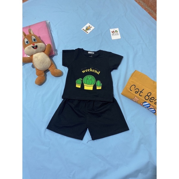 Quần áo trẻ em. bộ cốt tông cho bé 4 - 13kg