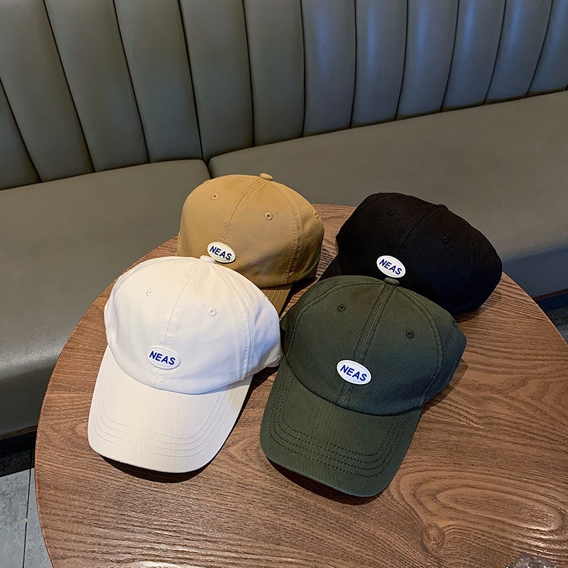Nón Màu Pastel Tag NEAS - Mũ Lưỡi Trai Pastel Đính Tag NEAS