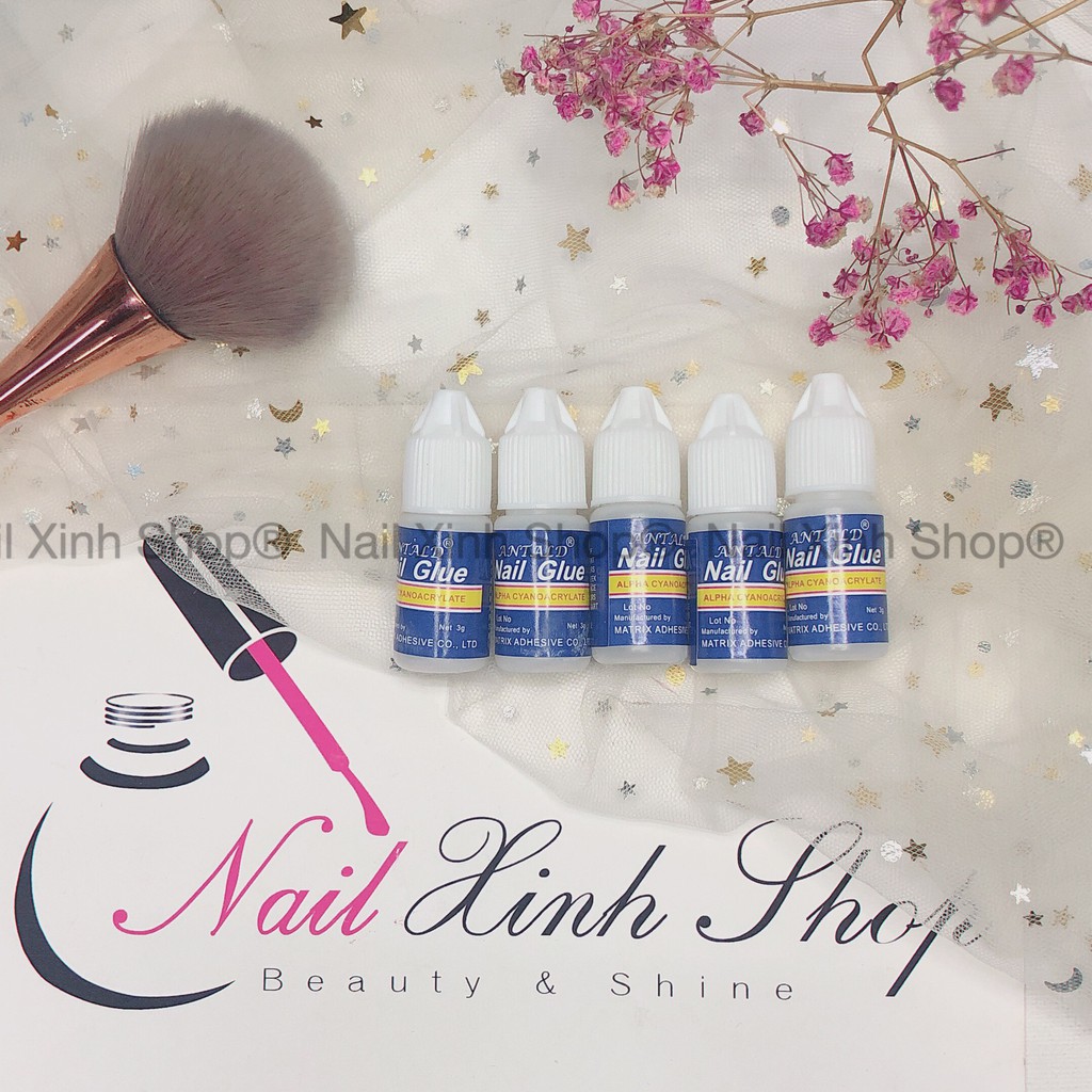 Keo nail glue, keo dán móng giả , đính đá nail chuyên dụng, phụ kiện nail hot 2020