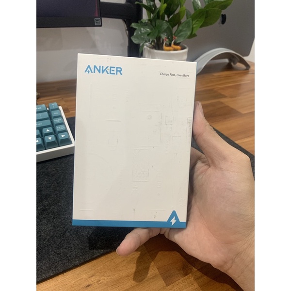 Sạc dự phòng Anker 10.000mAh A1231 PD 3.0 max 18w nhập Mỹ new - Bảo hành 18 tháng