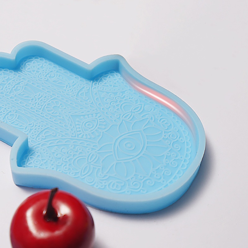 Khuôn Silicone Làm Đế Lót Ly Hình Bàn Tay Fatima Diy Trang Trí Nhà Cửa