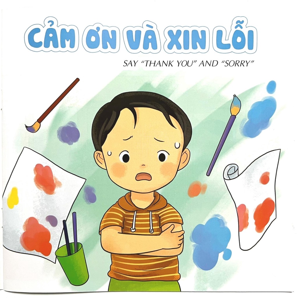 Sách Ehon Kỹ Năng Sống Bé Bon - Cảm Ơn Và Xin Lỗi