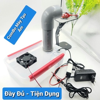Combo chế máy phun sương tạo ẩm 15w 24v❤️tạo hơi nước 24v❤️tạo ẩm cho hoa lan❤️trồng nấm🍀bộ tao suong sieu am kigi-5312