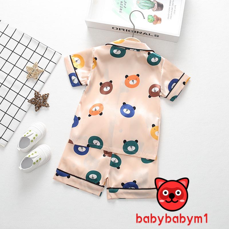 Set Đồ Ngủ Áo Tay Ngắn + Quần Sọt Cho Bé