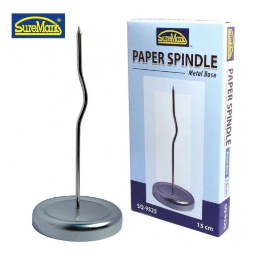 Cây ghim giấy đế Inox đầu nhọn dùng xiên giấy Suremark Paper Spindle SQ-9525