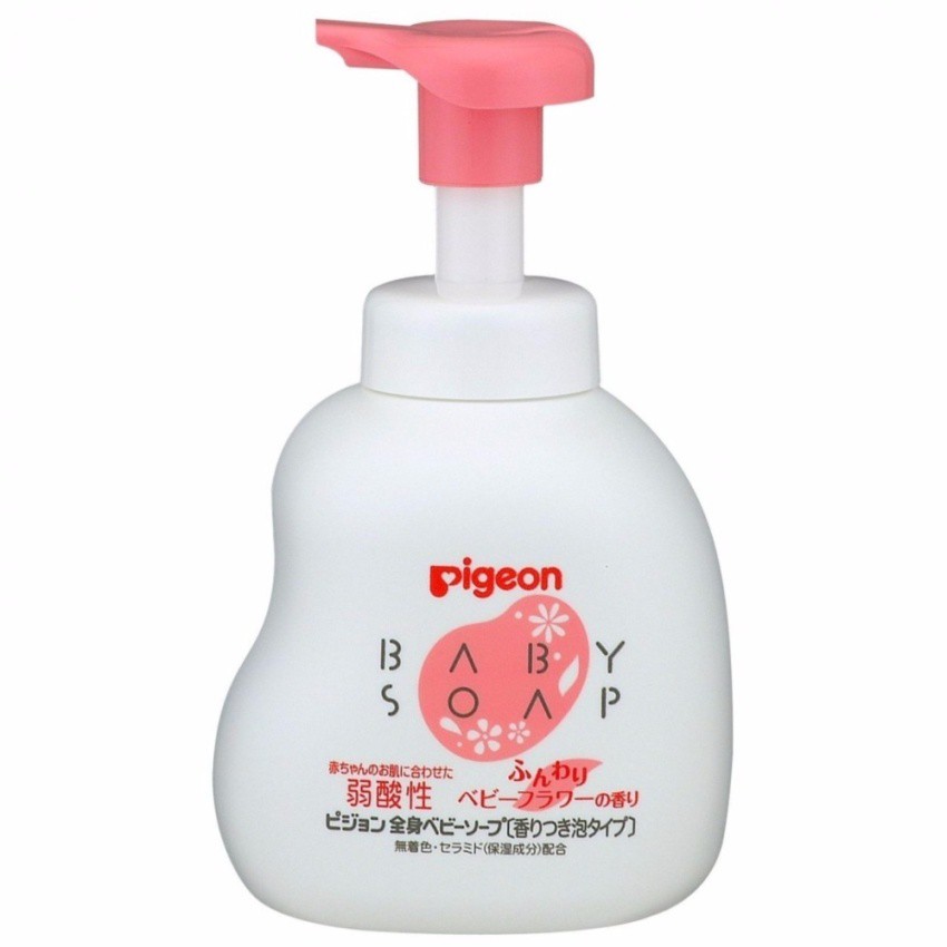 Sữa tắm gội Pigeon Baby Soap nội địa Nhật 500ml 2 in 1