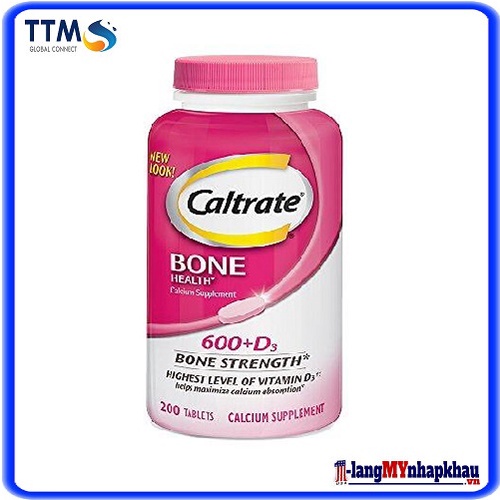 Bổ sung Canxi, D3 và khoáng chất với Caltrate 600 + D3 Plus Mỹ