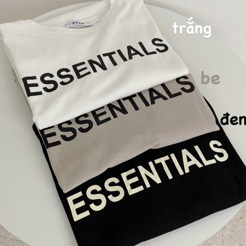 [RẺ VÔ ĐỊCH Áo Thun Rộng Tay Lỡ - Áo Phông Nữ ESSENTIALS