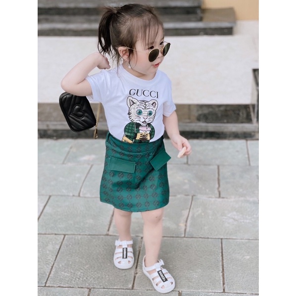 sét gucci mèo sang chảnh (loại1) hổ in tràn viền