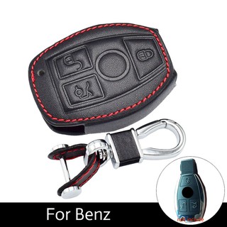 Bao da chìa khóa xe hơi Mercedes Benz W203 W204 W211 CLK C180 E200 AMG C E S