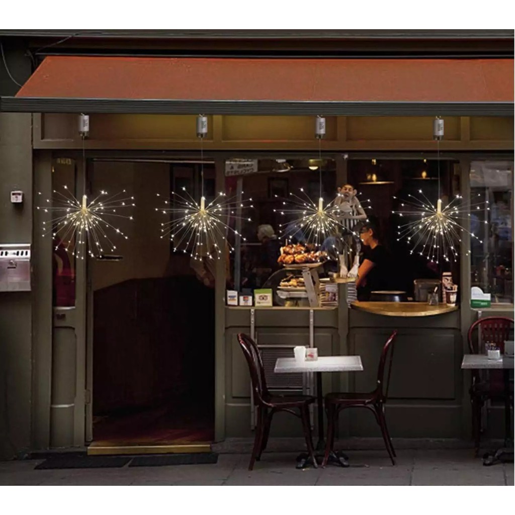 Bộ đèn LED thả pháo hoa trang trí NOEL - mẫu mới 2020 - 500 bóng LED
