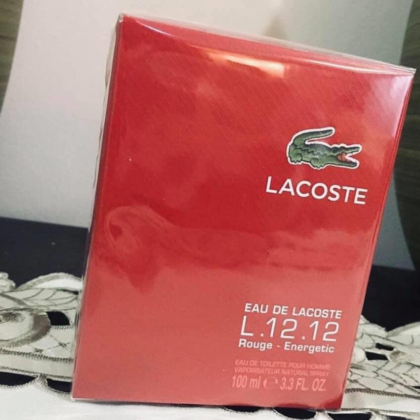 Nước Hoa Nam Lacoste  L.12.12. Rouge Eau De Toilette For Men 100ml