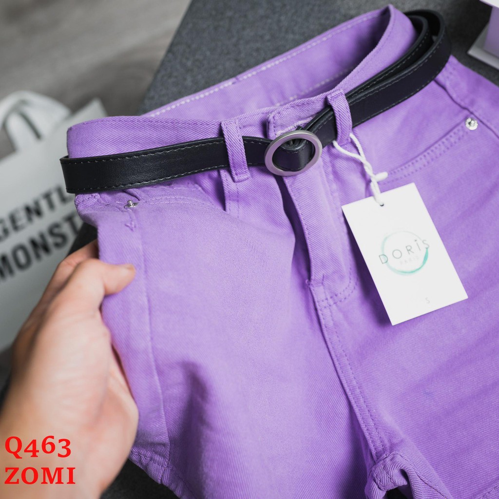 Quần short jean ngố lưng cao siêu xinh ZOMI Q463