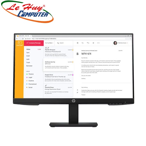 Màn hình máy tính HP P24H G4 7VH44AA 23.8inch FullHD 60Hz 5ms IPS
