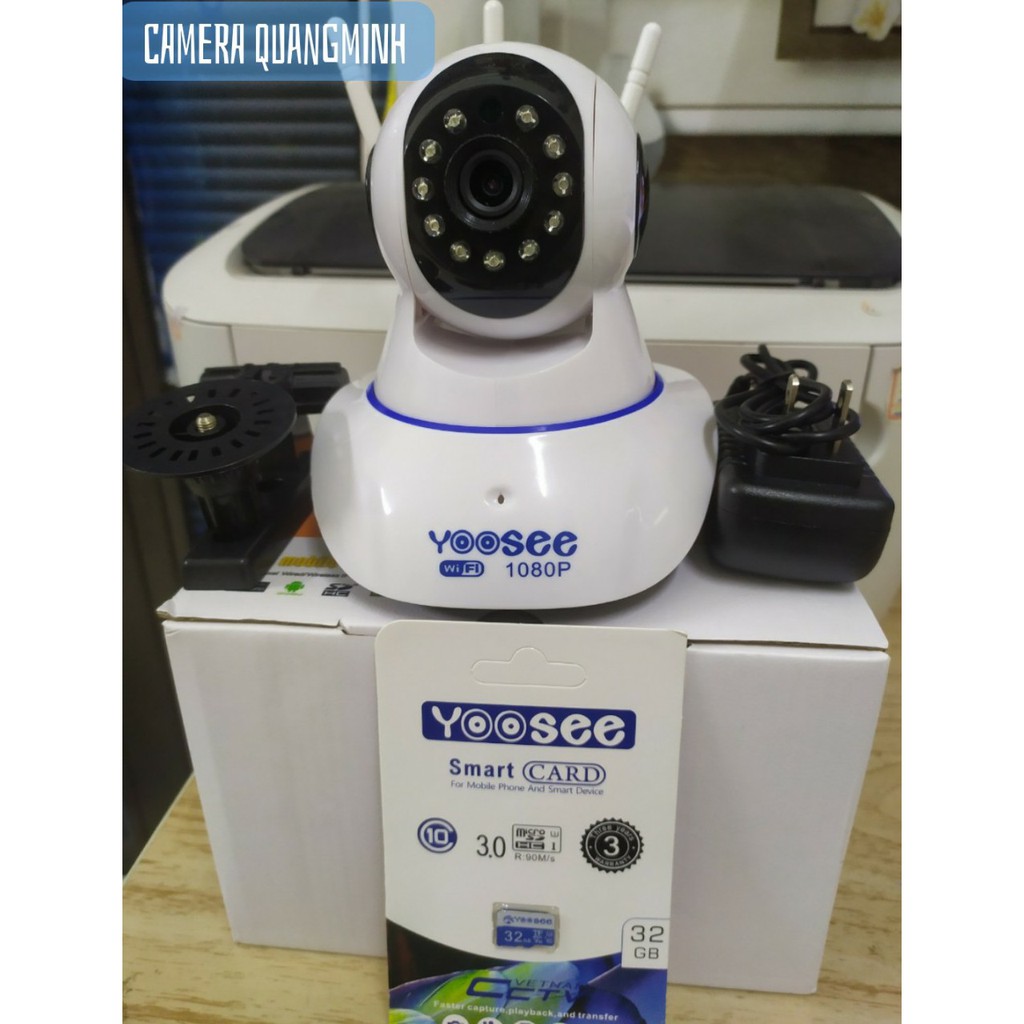 [xả kho] Camera yoosee 3 anten 2.0mp loại 1 chính hãng - 1080p - hình Siêu nét - Đàm thoại 2 chiều | BigBuy360 - bigbuy360.vn