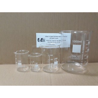 Cốc thủy tinh có mỏ 600ml của Đức