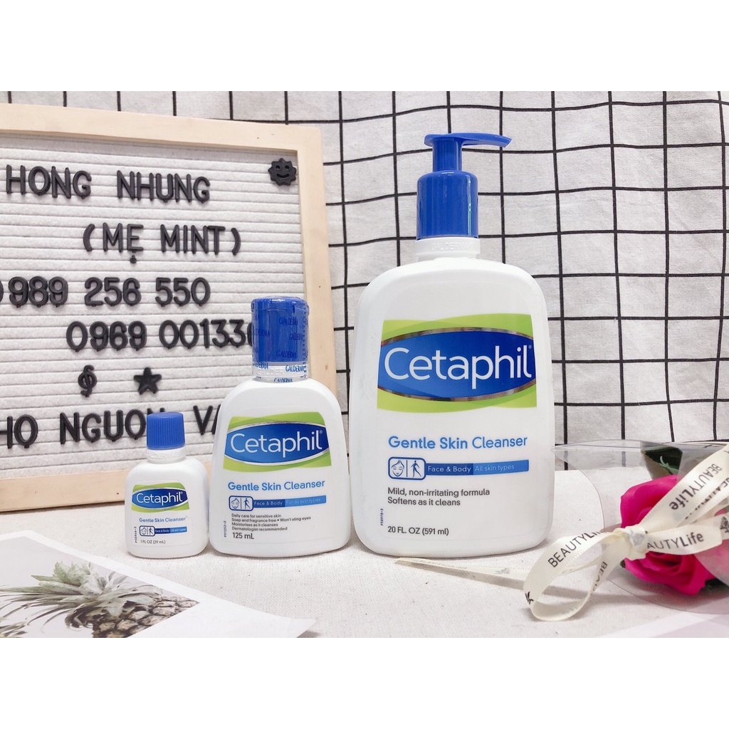 (Ảnh thật - Hàng chính hãng) Sữa rửa mặt Cetaphil