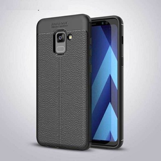 Ốp lưng dẻo giả da Auto Focus Samsung A8 2018/A8 plus 2018