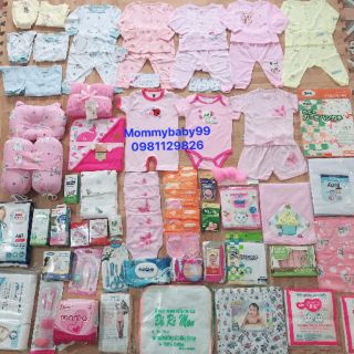 Combo trọn gói đầy đủ đồ sơ sinh cho mẹ và bé mùa hè