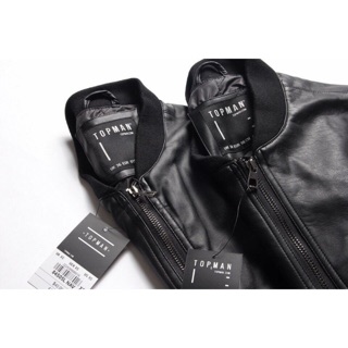 Áo khoác da Topman ( FAUX LEATHER SIMILI)