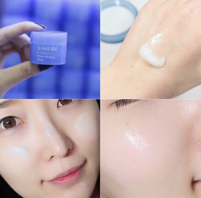 Bộ kit siêu xinh đẹp &quot;MẶT NẠ NGỦ MẶT &amp; MẶT NẠ NGỦ MÔI&quot; LANEIGE