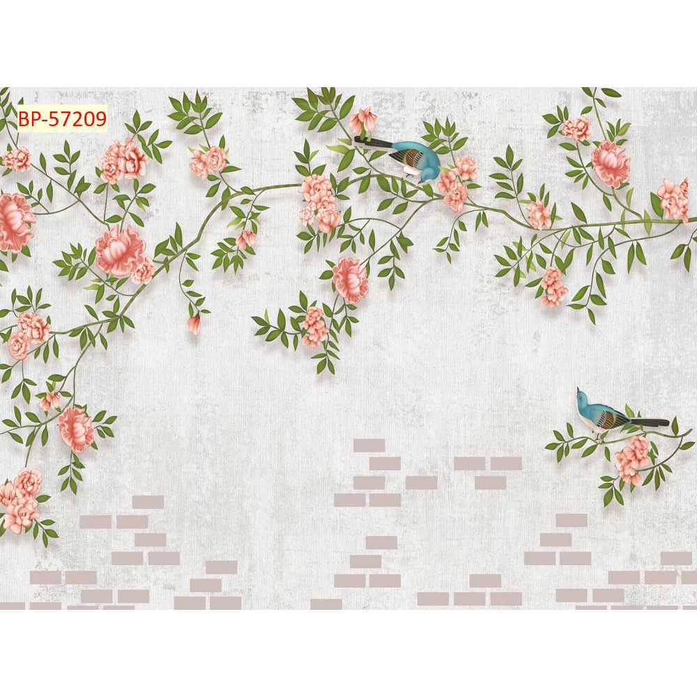 Tranh 3D INDOCHINE Vải Lụa Dán Tường Cao Cấp tạo cảm giác thoải mái, tự nhiên