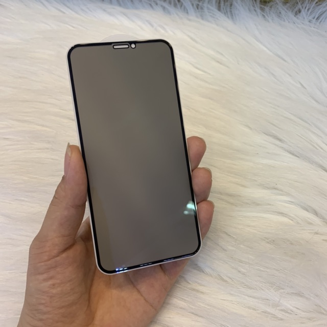 Kính cường lực chống nhìn trộm iphone 6/7/8/6p/7p/8p/ipx/ipxsmax/ipxr/ip11/ip11pro/ip11promax/ip12 kèm hộp và giấy lau