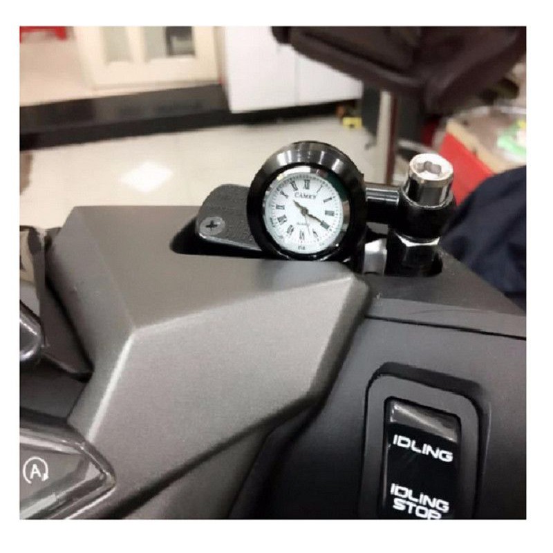 Đồng hồ gắn kính hậu xe máy