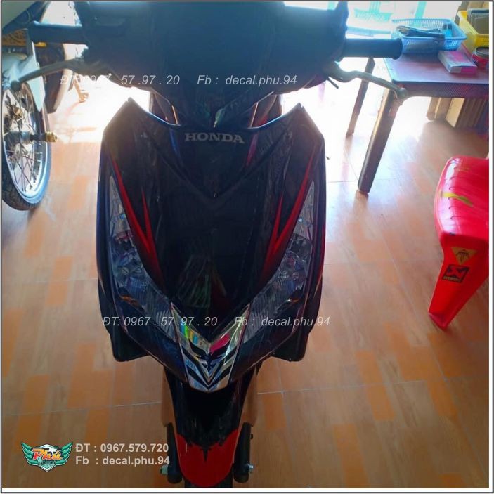 Tem Rời AriBlade Đỏ đen 2009 (V)