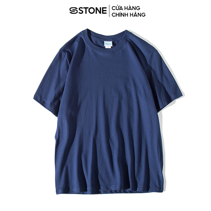 [Mã FAMALLT5 giảm 15% đơn 150K] Áo Thun Trơn Tay Lỡ Form Rộng STONE Dáng Unisex Hàn Quốc 100% Cotton Cao Cấp HD128