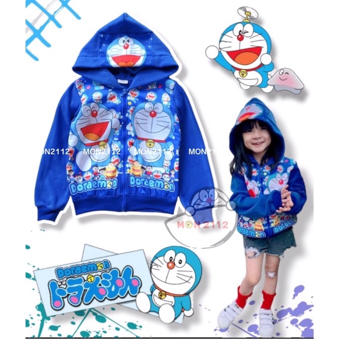 Áo khoác trẻ em size 15-25kg thái Doraemon Doremon