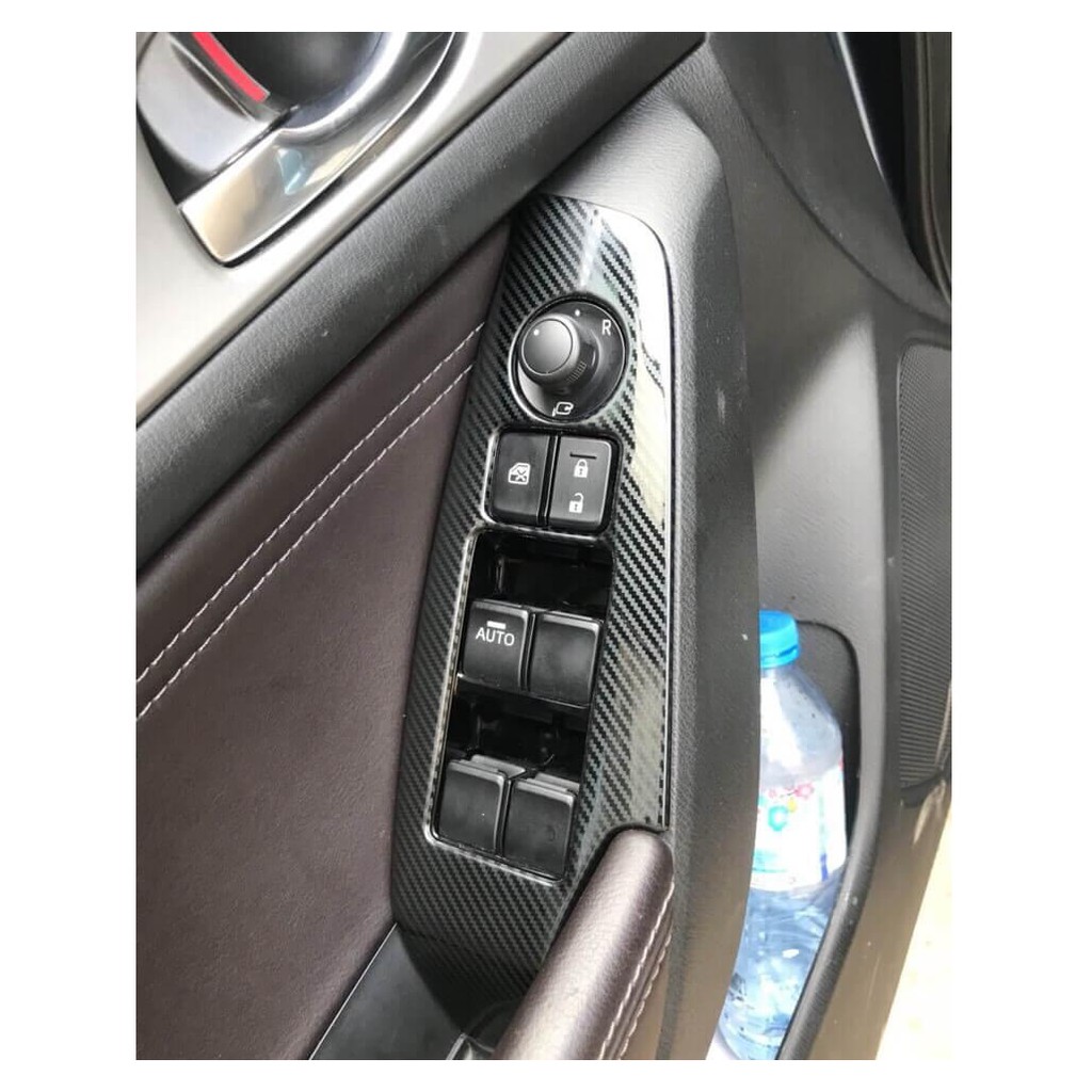 Ốp nội thất cacbon Mazda 3 2017 2018 2019 chất liệu cao cấp