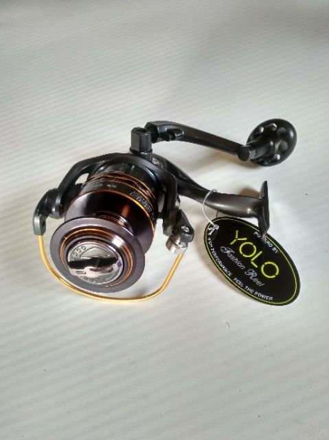 Combo bộ cần câu shimano 2 khúc đặc, máy câu yolo CS 6000 kèm phụ kiện
