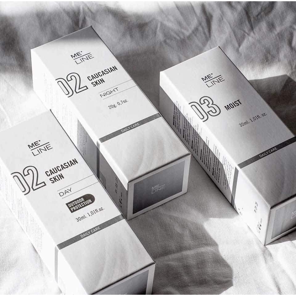 Meline 02 Inno Caucasian Skin Day Huyết Thanh Giảm Thâm Sạm Nám  Phân Giải Sắc Tố Dưỡng Trắng Sáng Da